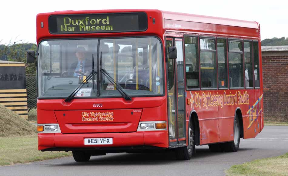 Stagecoach East Dennis Dart Plaxton City Sightseeing 33305